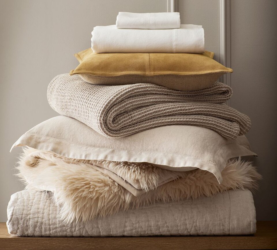 Pieced Suede Cushion