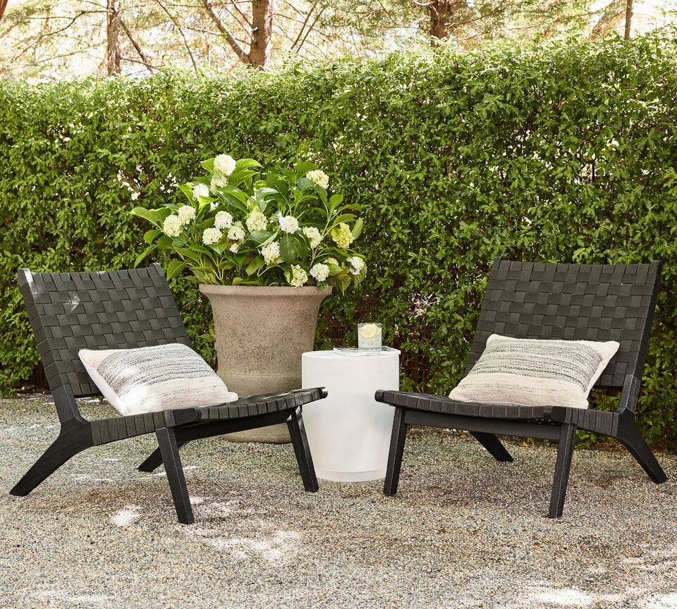 Pomona Concrete Round Outdoor Side Table (46 cm)