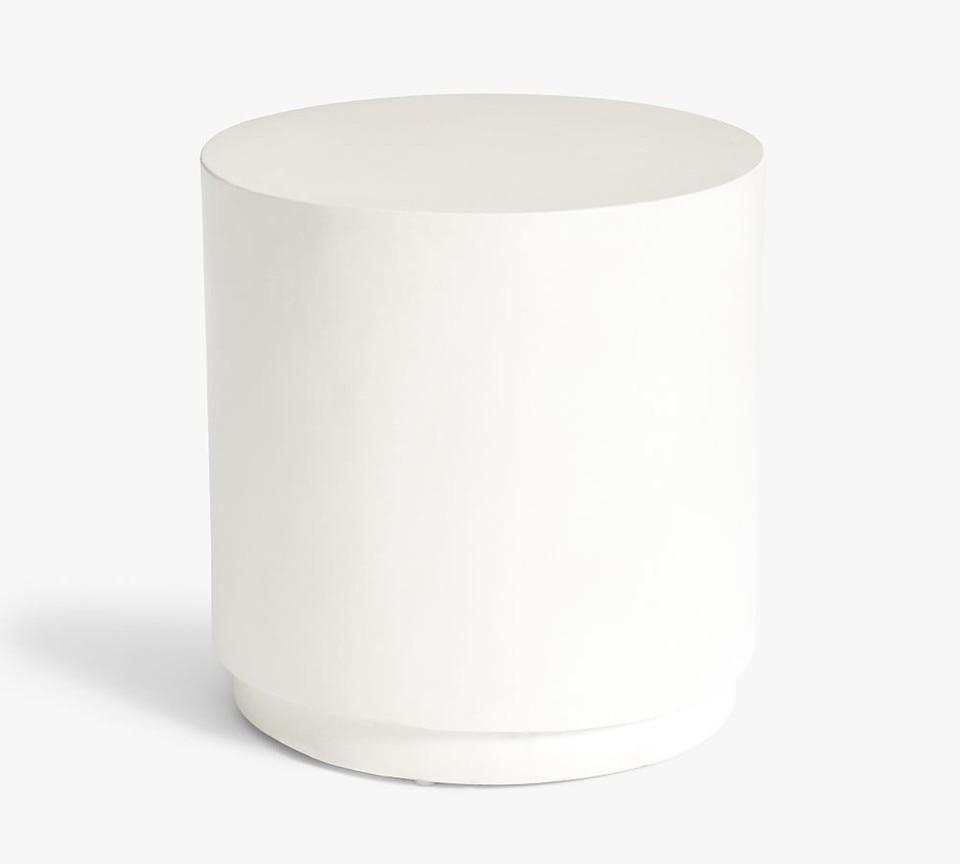 Pomona Concrete Round Outdoor Side Table (46 cm)