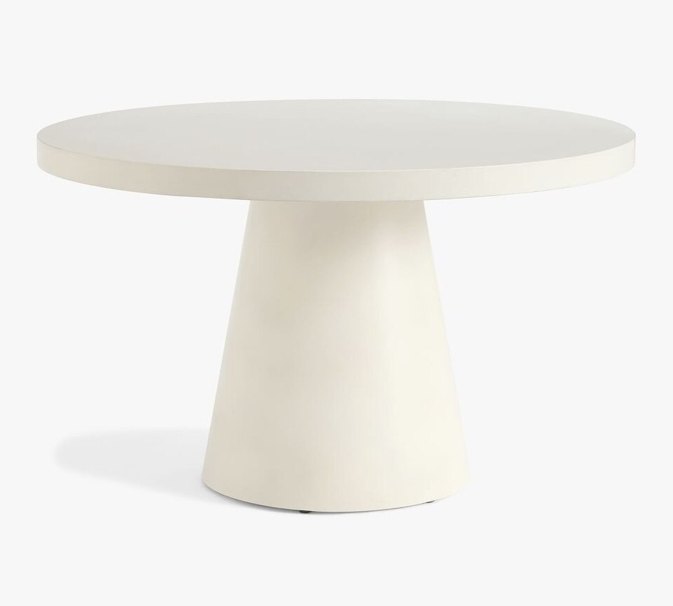 Pomona Concrete Round Outdoor Dining Table