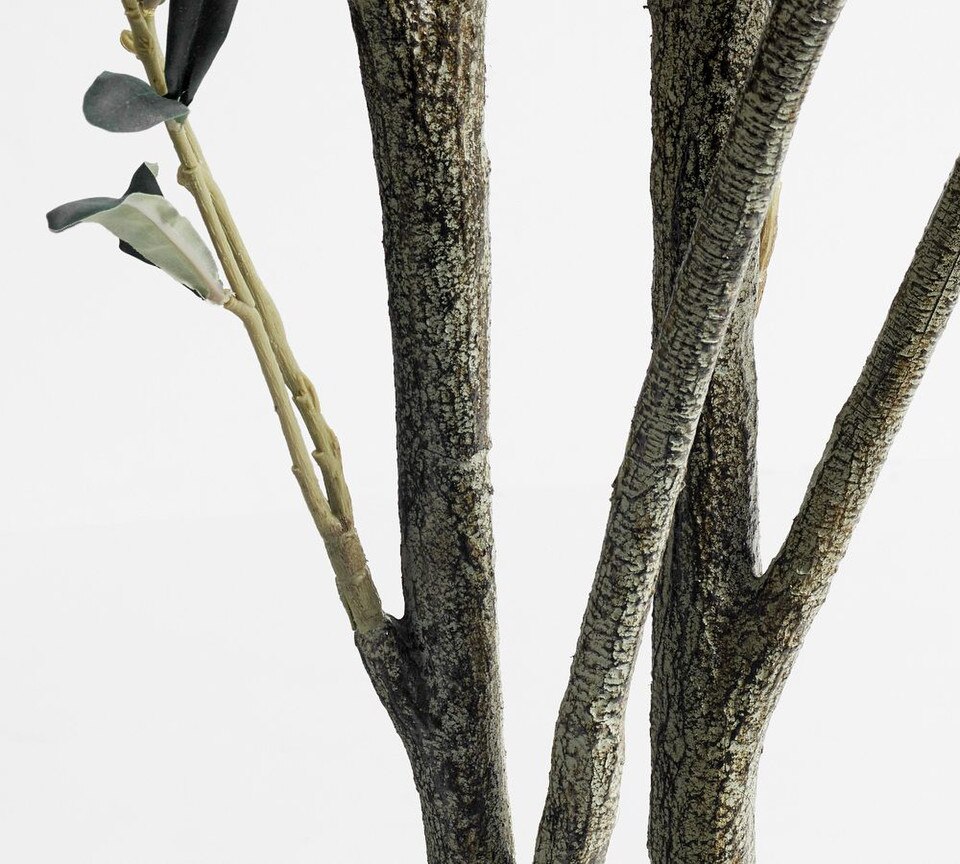 Faux Potted Olive Tree