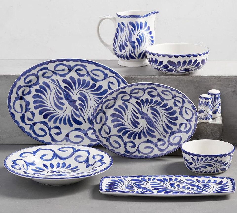 Puebla Stoneware Oval Serving Platters