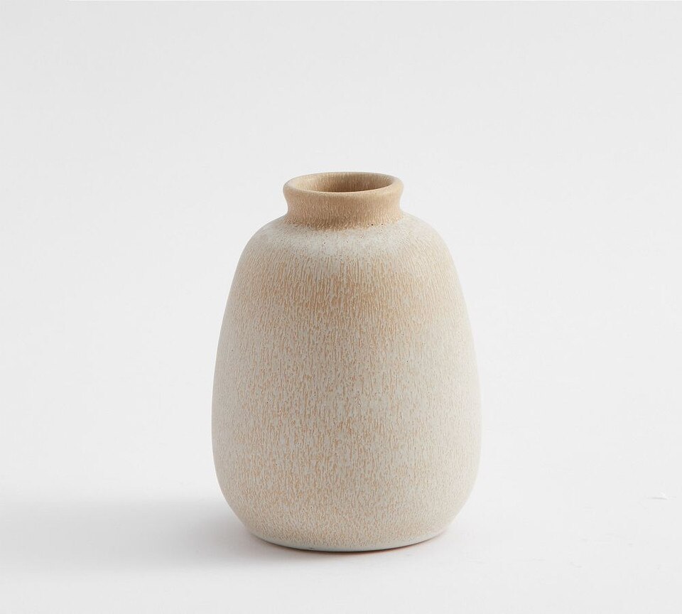 Reactive Handcrafted Glaze Vases - Set of 3