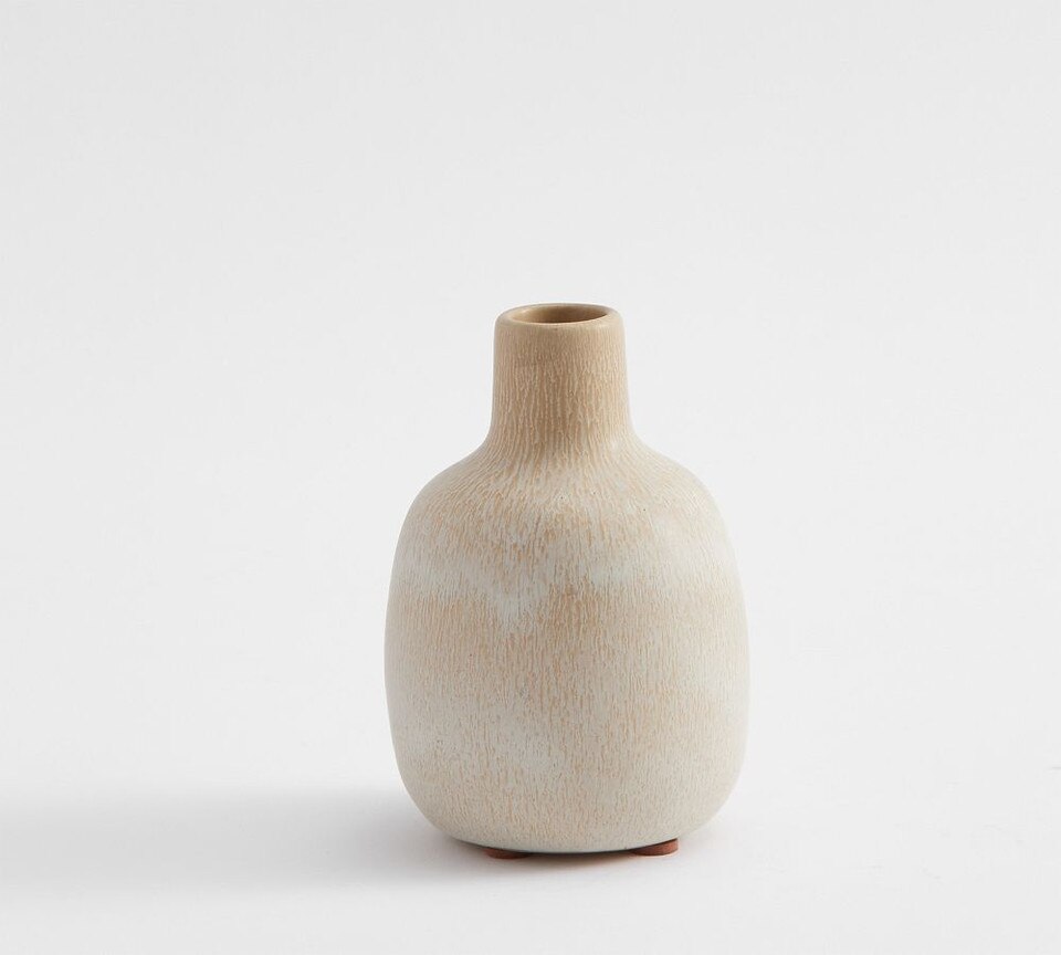 Reactive Handcrafted Glaze Vases - Set of 3