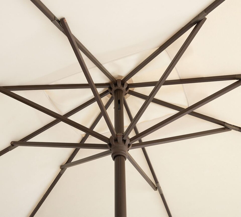 3m Rectangular Outdoor Umbrella – FSC® Eucalyptus Frame