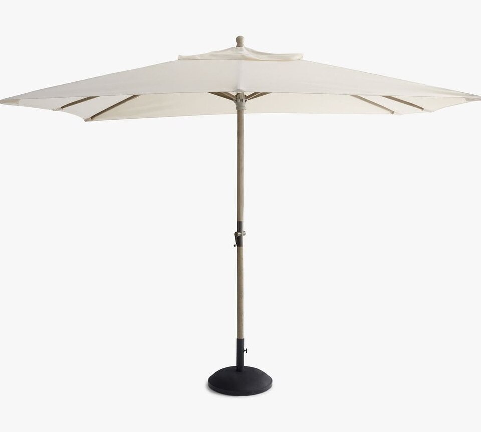 3m Rectangular Outdoor Umbrella – FSC® Eucalyptus Frame