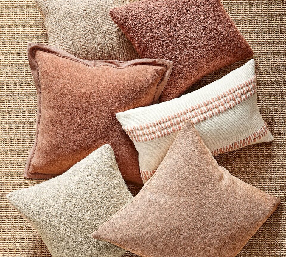 Reed Striped Lumbar Cushion Covers