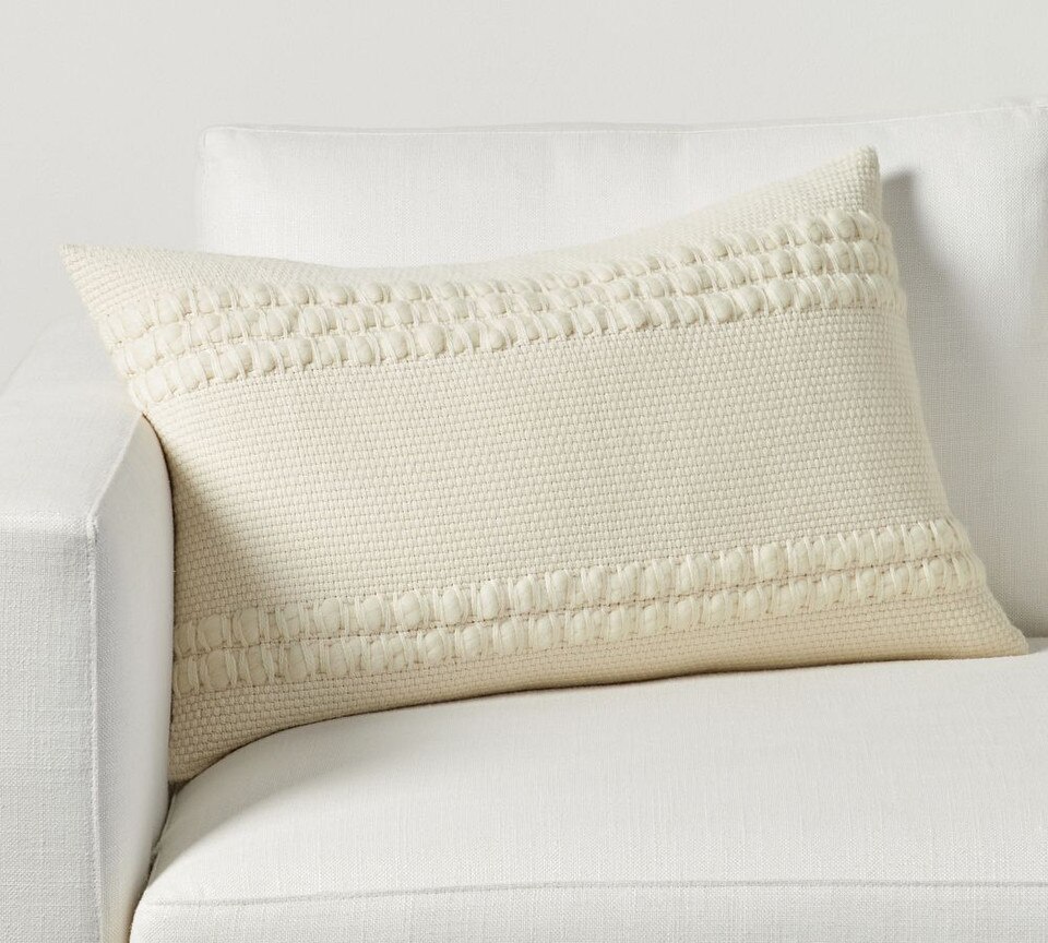 Reed Striped Lumbar Cushion Covers
