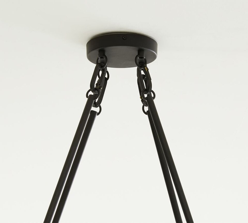 Remington Iron Oval Chandelier