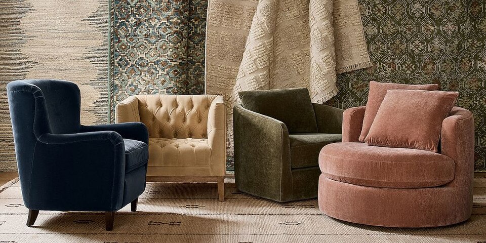 Remmy Upholstered Swivel Armchair