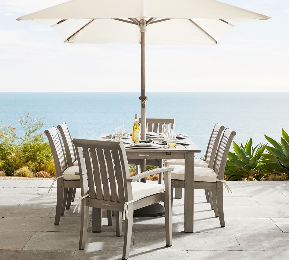 1.8 m Round Outdoor Umbrella Eucalyptus Frame