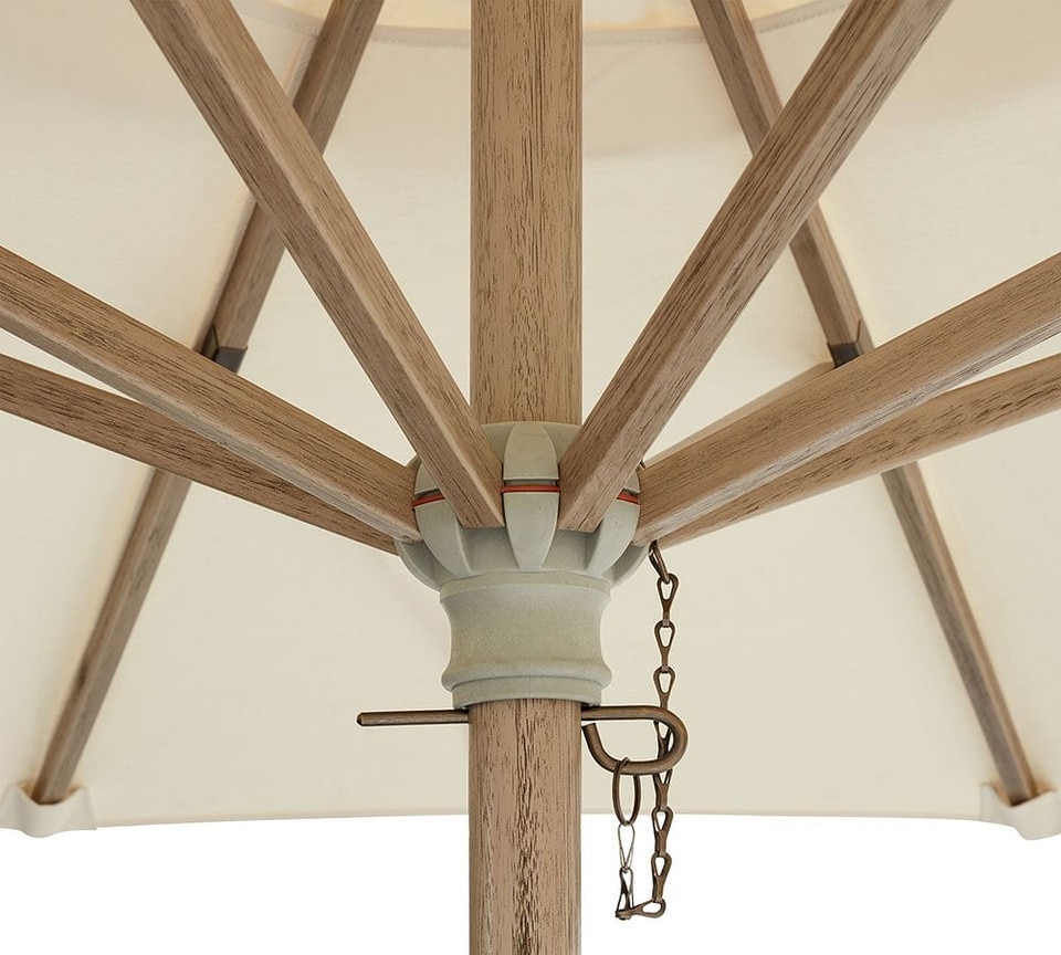 1.8 m Round Outdoor Umbrella Eucalyptus Frame