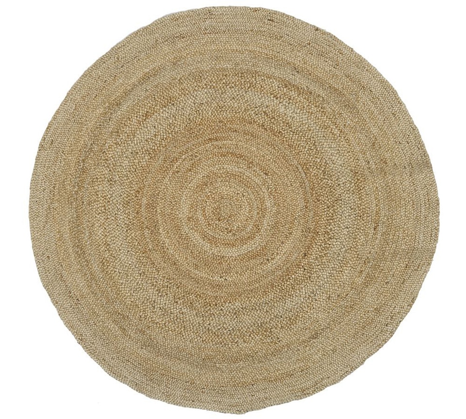 Round Braided Jute Rug