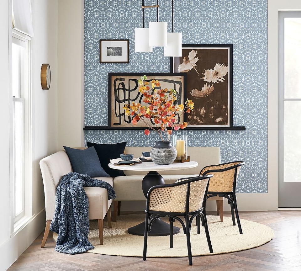 Round Jute Rug - Grey
