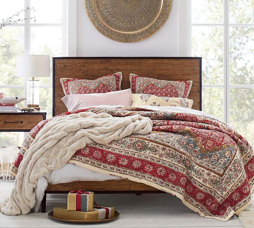 Ruched Faux Fur Throw | Pottery Barn Australia