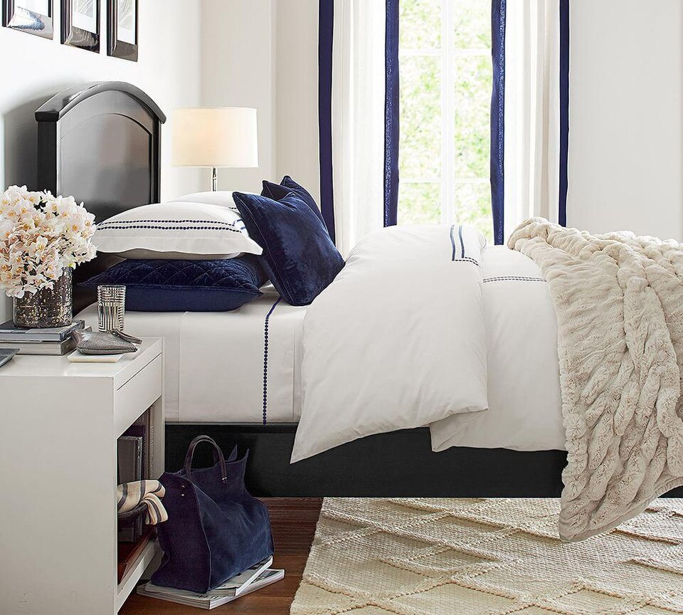 Ruched Faux Fur Throw | Pottery Barn Australia