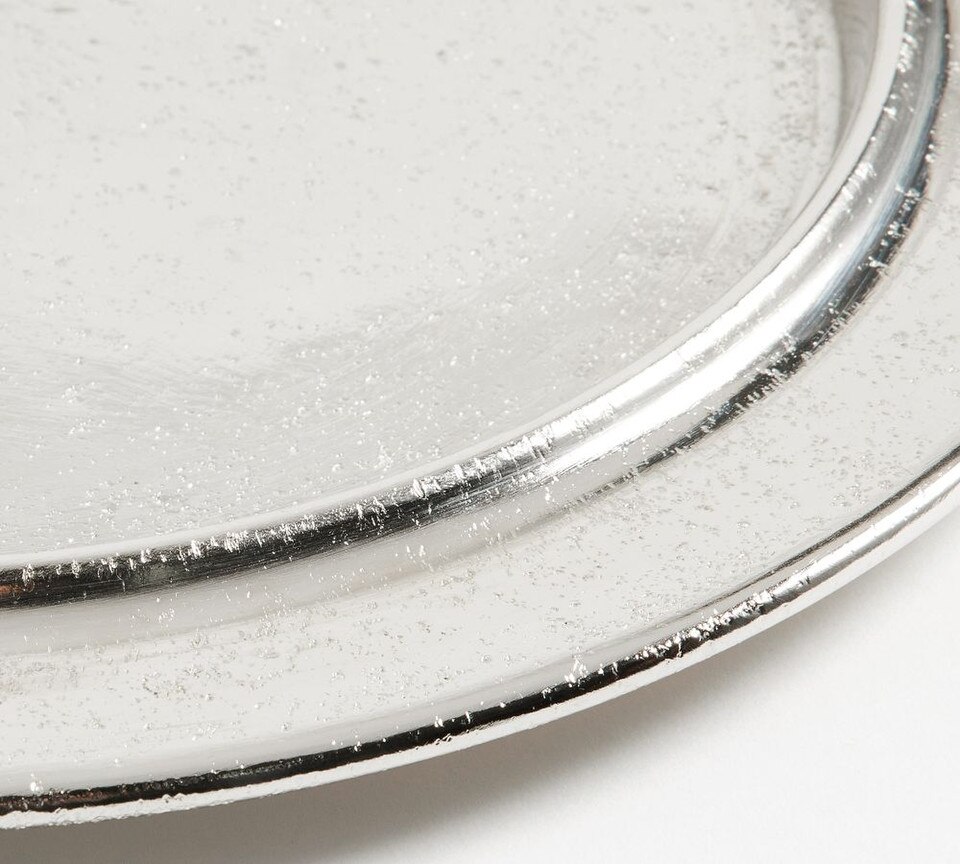 Rustic Metal Handcrafted Charger Plate