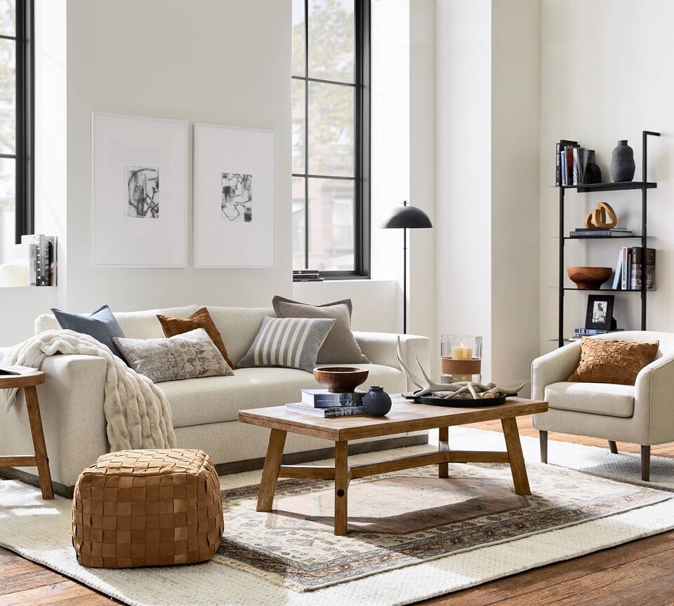 Rustic Farmhouse 137 cm Coffee Table
