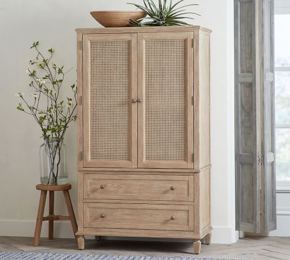 Sausalito Cane Armoire