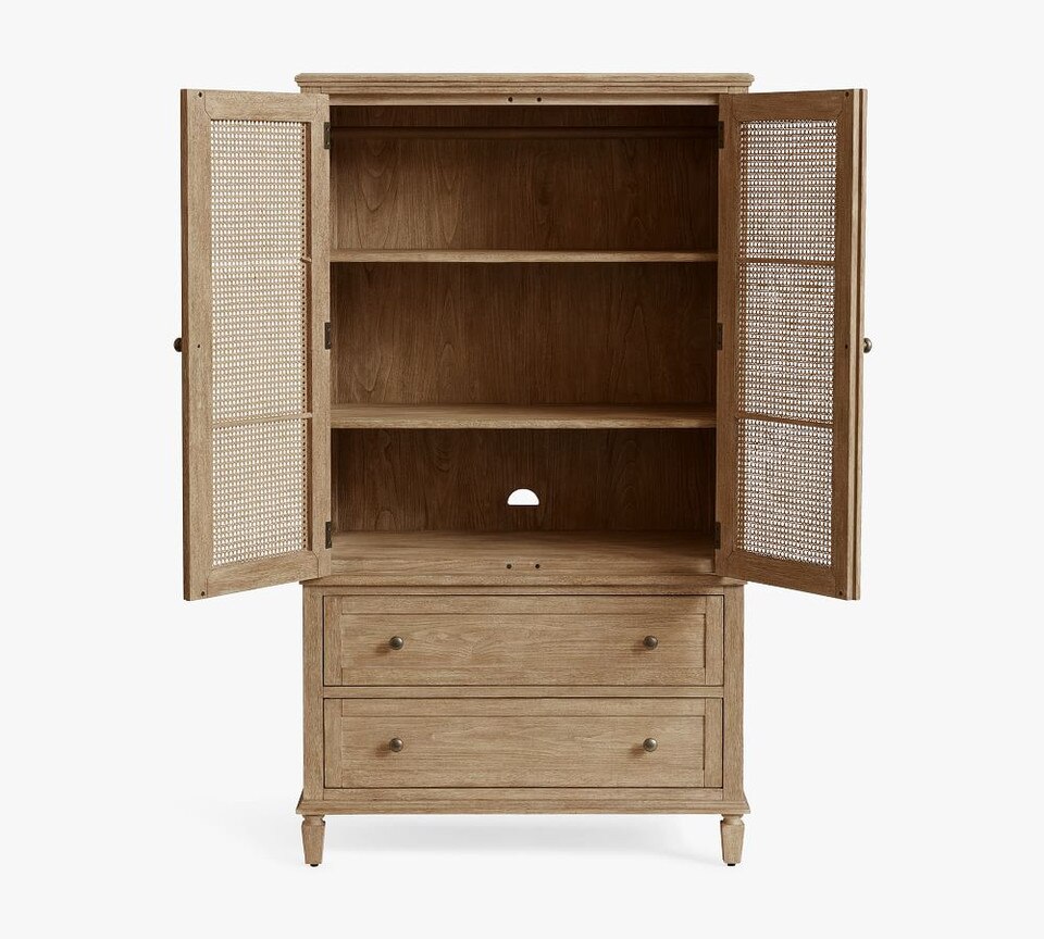 Sausalito Cane Armoire