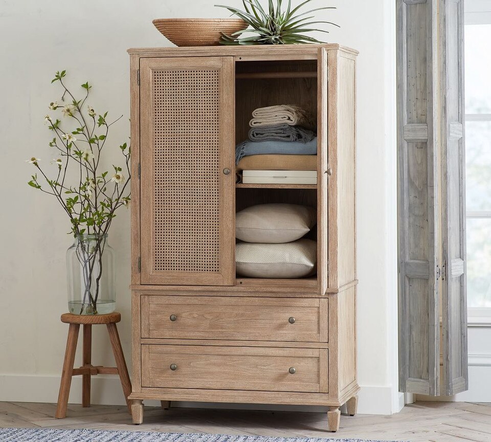 Sausalito Cane Armoire