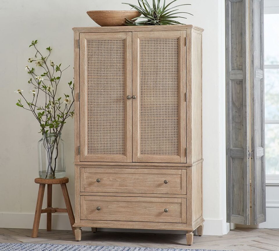 Sausalito Cane Armoire