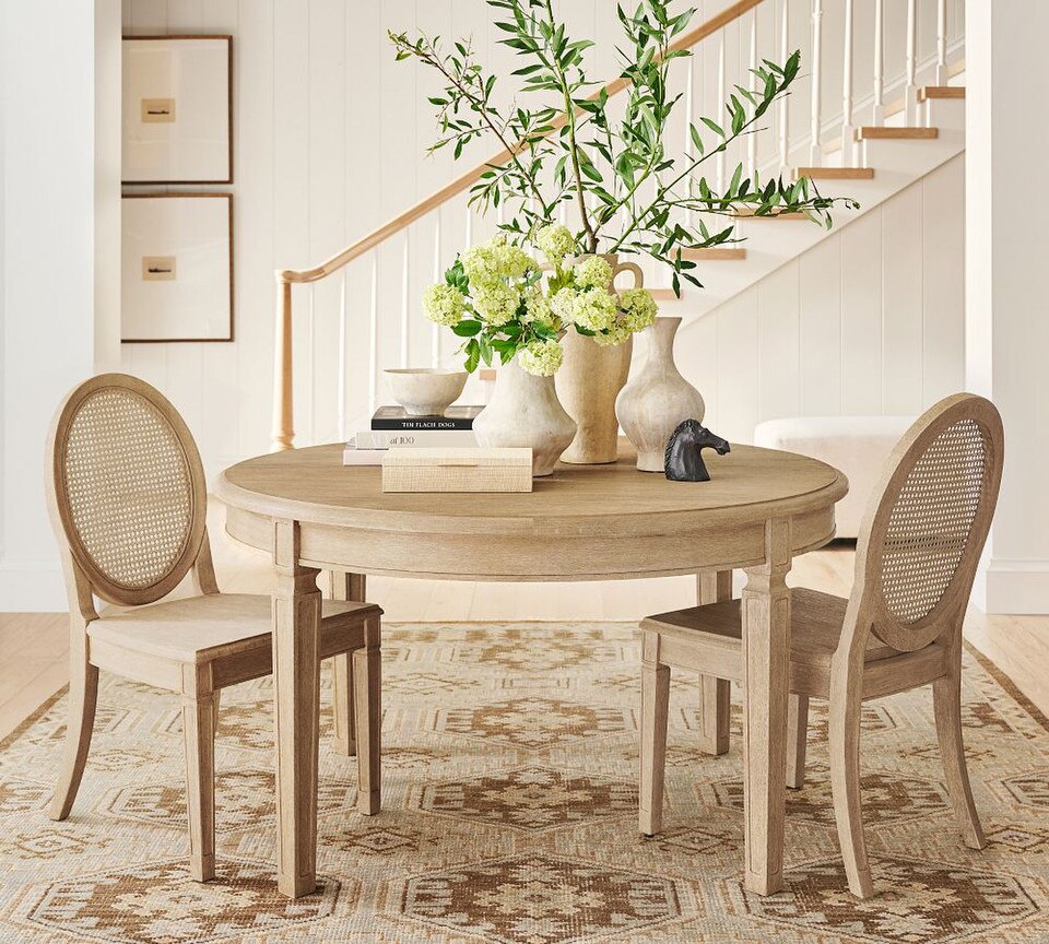 Sausalito Round Extending Dining Table (137 cm – 183 cm)