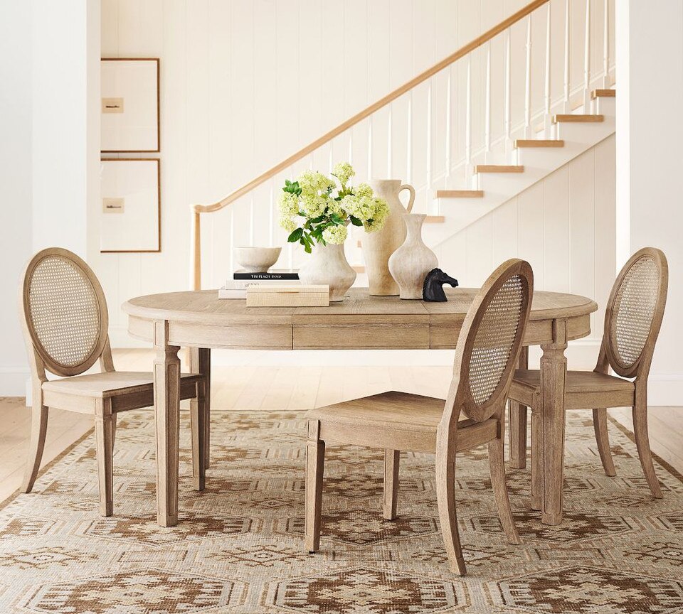 Sausalito Round Extending Dining Table (137 cm – 183 cm)