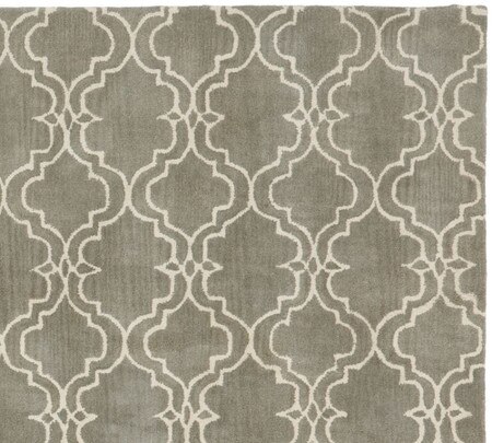 Scroll Tile Rug Grey Pottery Barn Australia