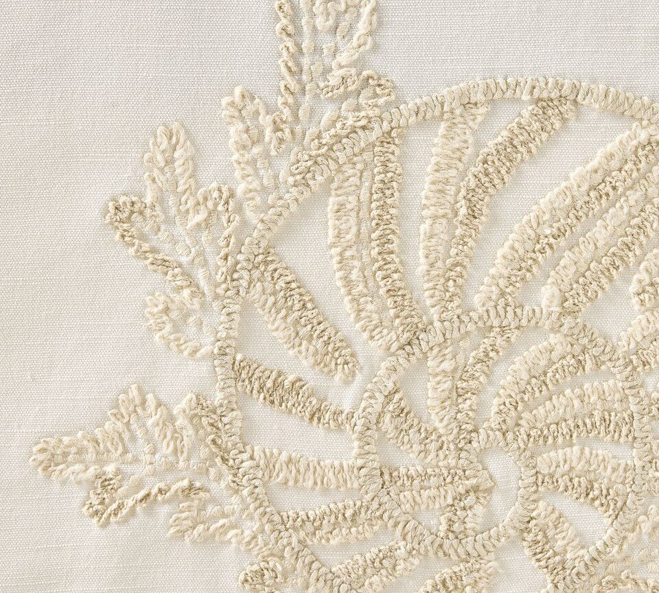 Photo inspiration: Visual Reference: Sea Life Embroidered Cotton Table Runner