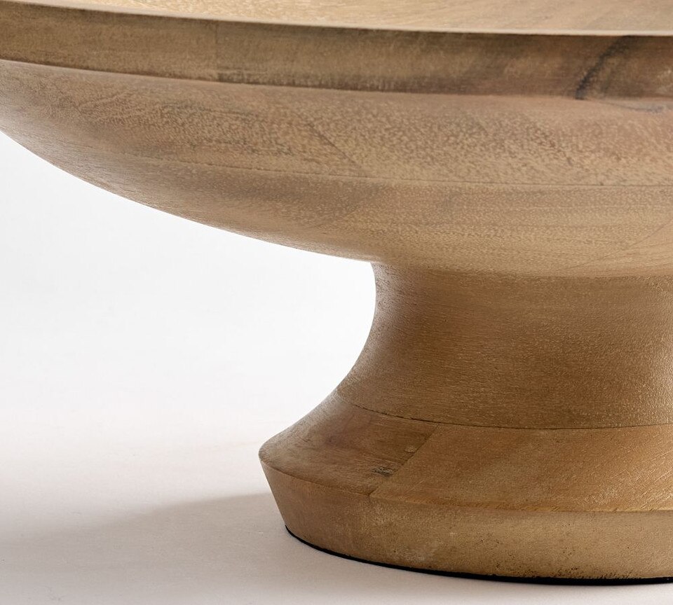 Sierra Wood Footed Bowl