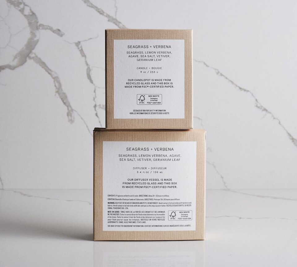 Signature Scent Collection - Seagrass & Verbena