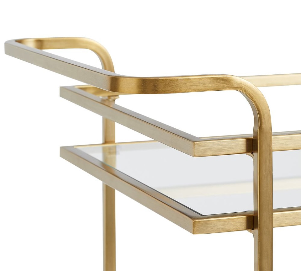 Skylar Metal Bar Cart