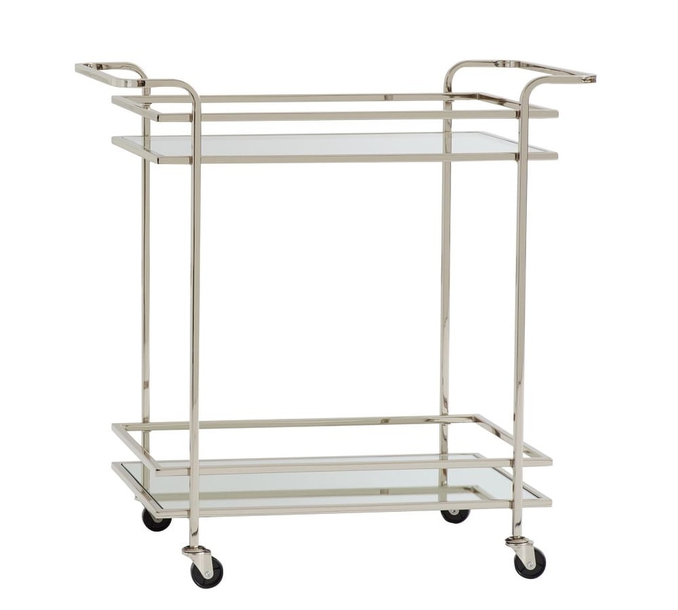 Skylar Metal Bar Cart