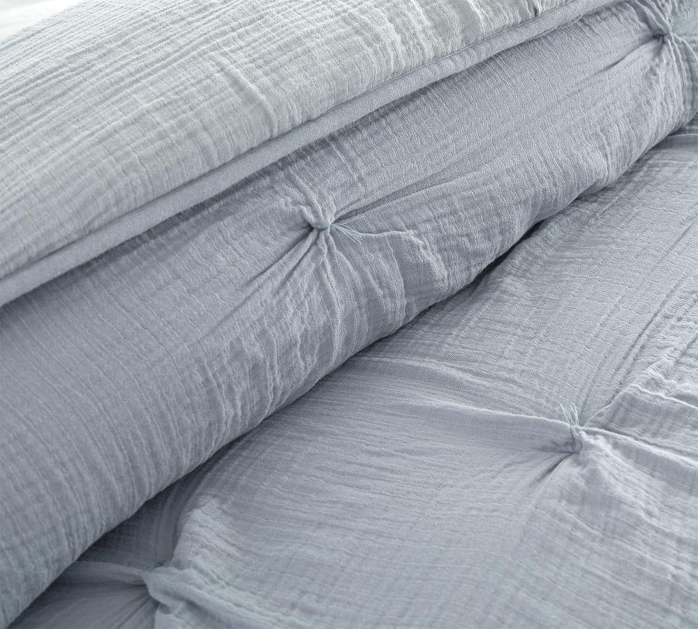 blue coverlet