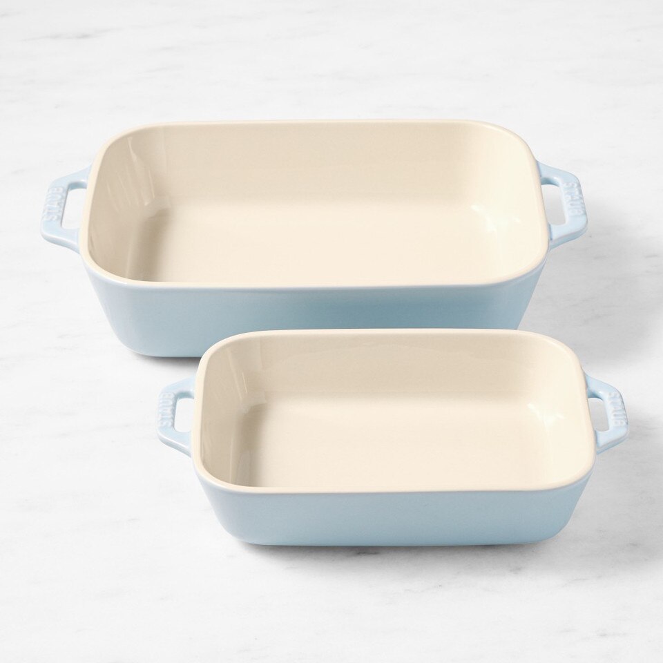 Williams Sonoma Staub Stoneware Rectangular Baking Dishes, Set of 2