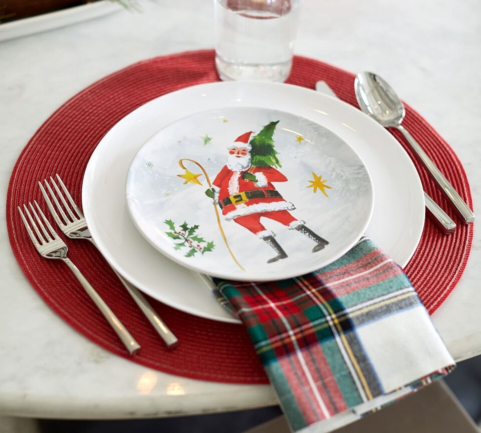 Stewart Plaid Cotton Napkins - Set of 4