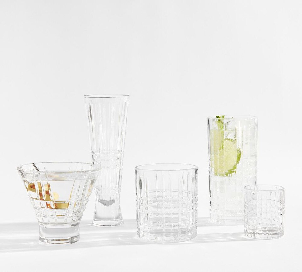 Stewart Plaid Glassware Collection