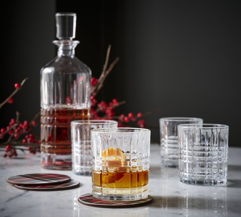 Stewart Plaid Glassware Collection