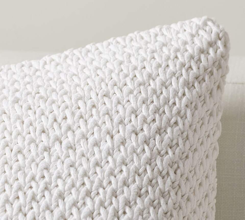 Stonewashed Knit Cushion Cover