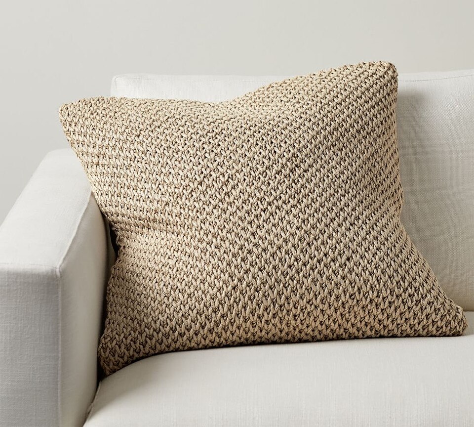 Stonewashed Knit Cushion Cover