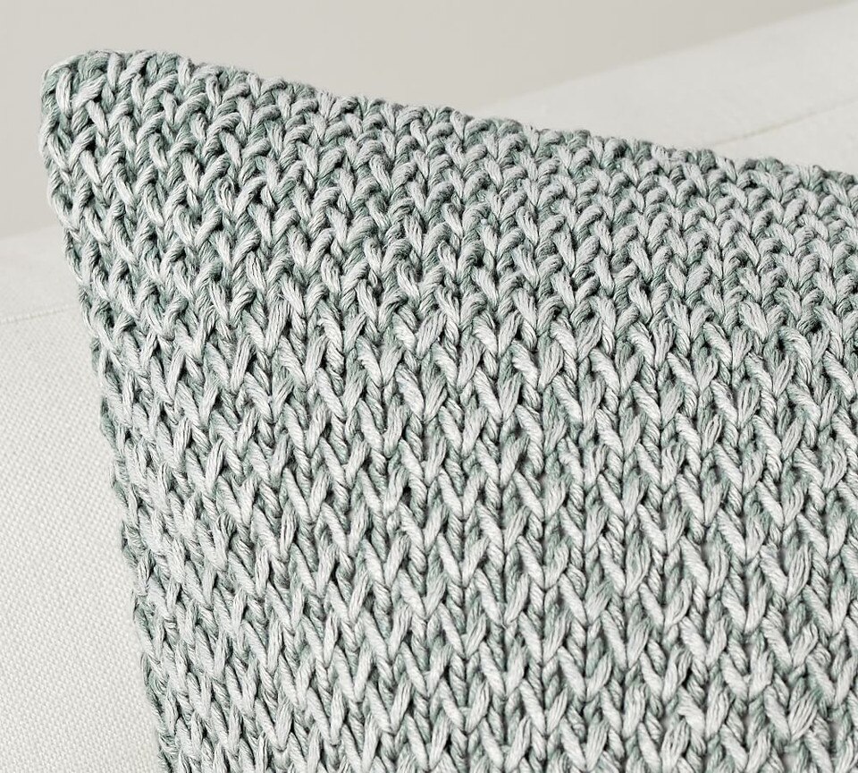 Stonewashed Knit Cushion Cover