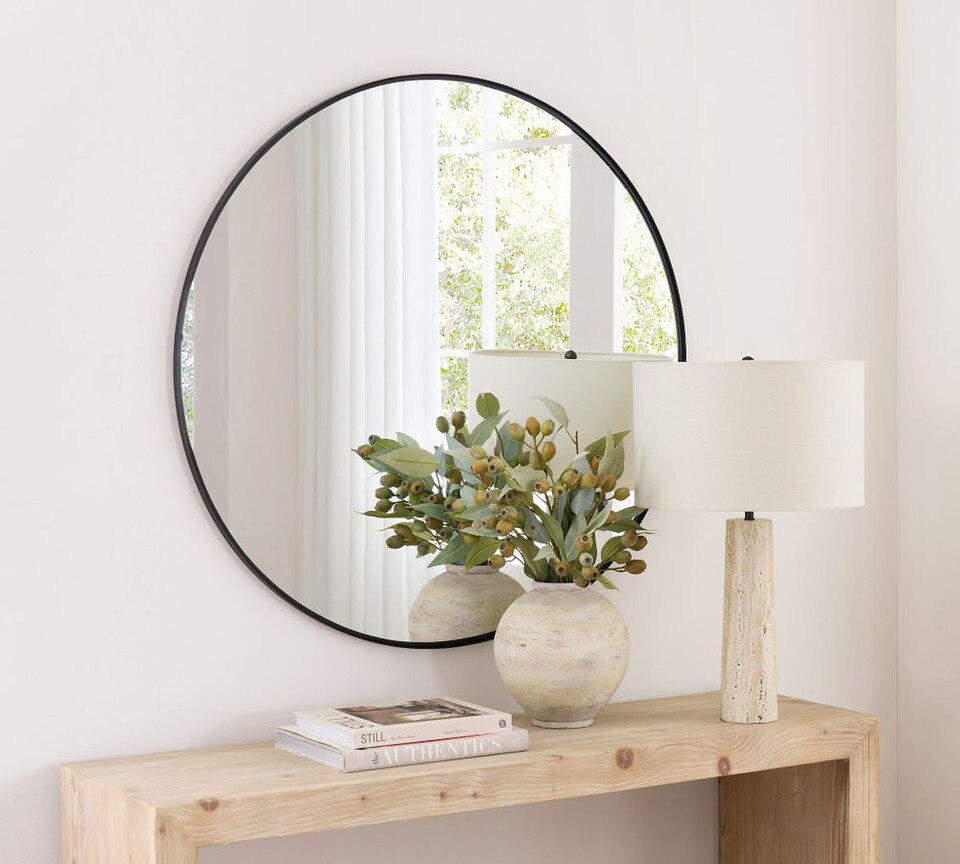 Stowe 102 cm Round Wall Mirror