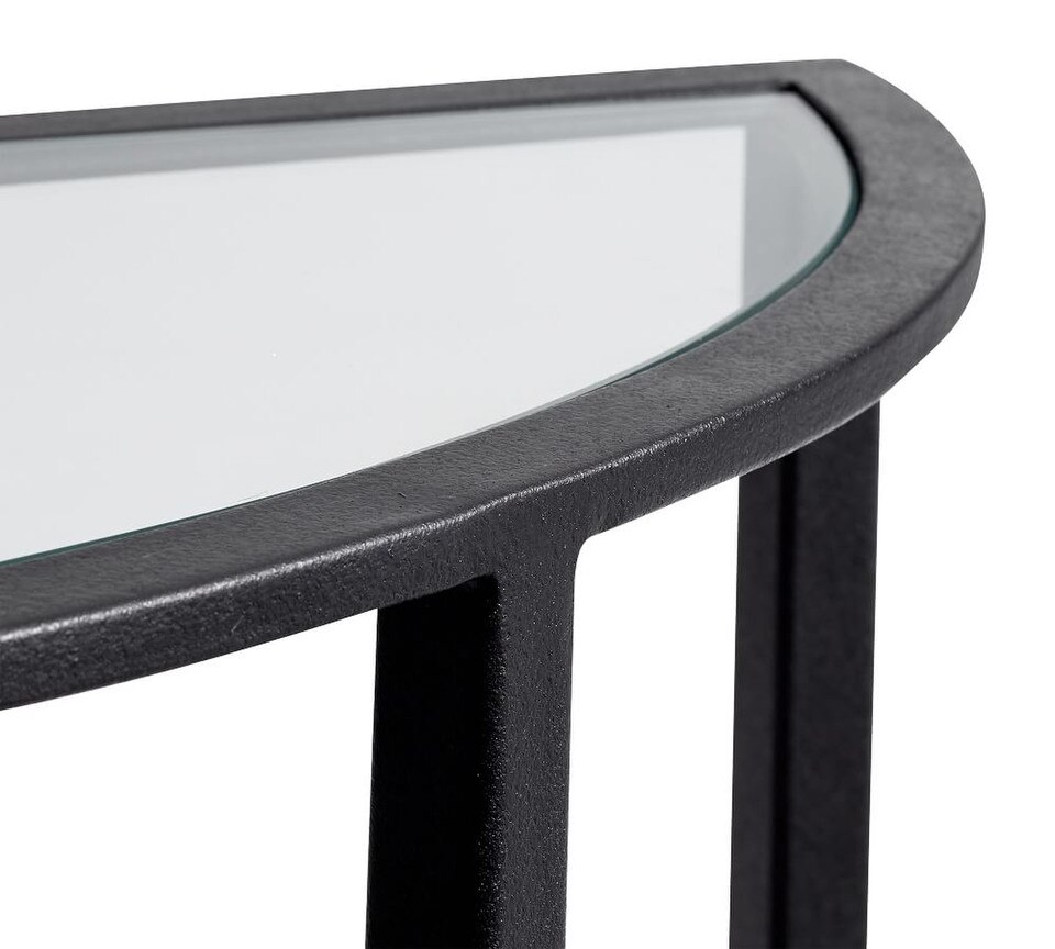 Tanner Demilune Console Table