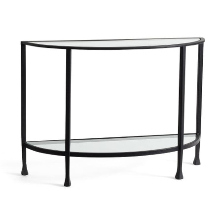 Tanner Demilune Console Table Pottery Barn Australia - Black Glass Console Table Australia Tanner Demilune Console Table Pottery Barn Australia - Black Glass Console Table Australia