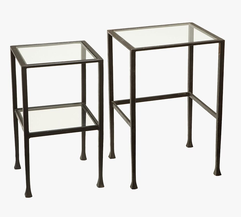 Tanner Nesting Side Tables - Bronze Finish