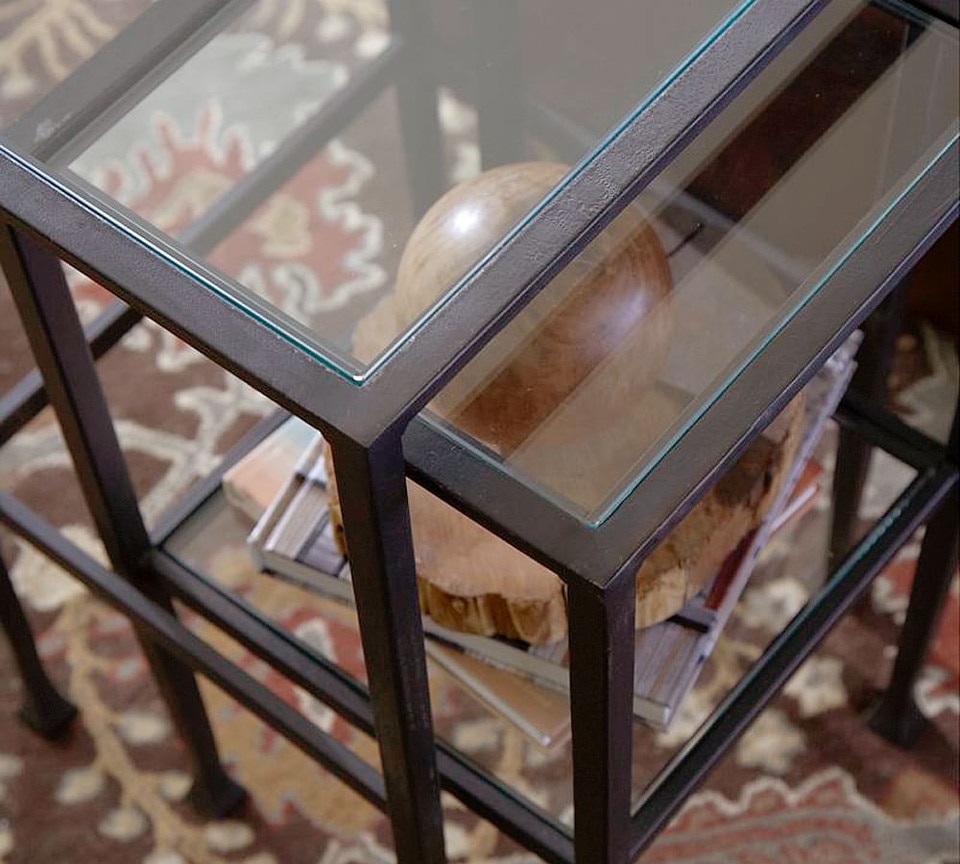 Tanner Nesting Side Tables - Bronze Finish