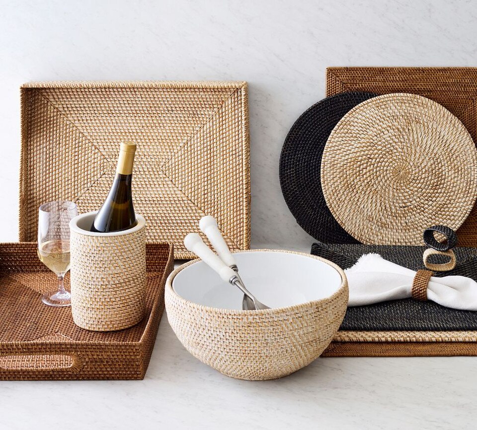 Tava Rattan Serving Tray