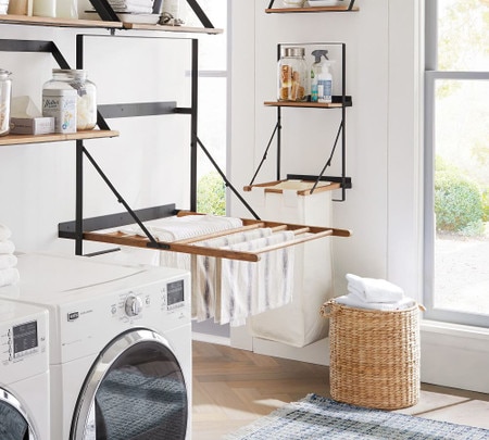 Towel Rack Laundry Drying Racks For Small Spaces Trenton Laundry