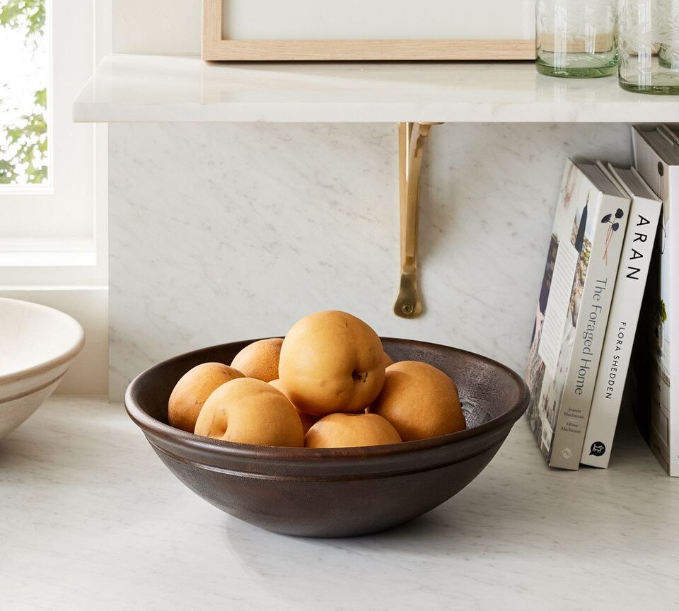 Turned-Wood Serving Bowl